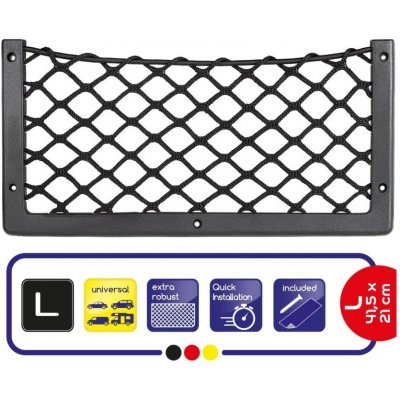 Alca Kapsa ze síťoviny do auta STORAGE NET L (41 x 21 cm) – Sleviste.cz