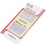 Jehly zlatá ucha Varianta: nikl, Balení: 1 blistr – Zboží Mobilmania