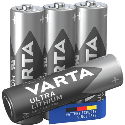 Varta Ultra Lithium 4ks AA 6106301404 – Zboží Mobilmania