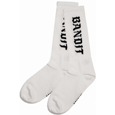 Bandit Intenso vysoké pánské ponožky bavlna bílá