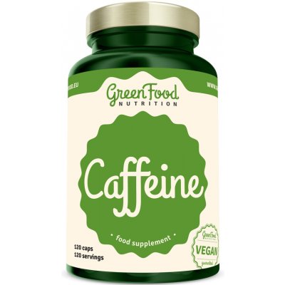 GreenFood Nutrition Kofein 120 kapslí