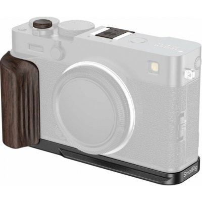 SmallRig 6237 L-Shaped Mount Plate with Wooden Handle for FUJIFILM X-E5 (Ebony, Black) – Sleviste.cz