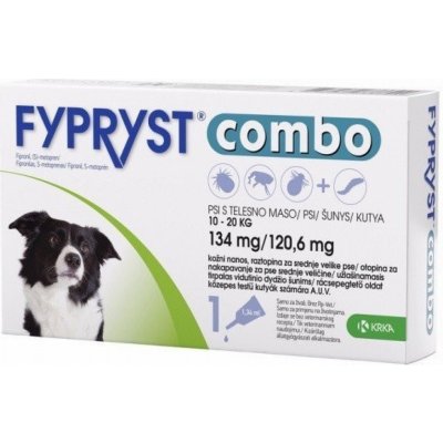 Fypryst Combo Spot-on Dog M 10-20 kg 1 x 1,34 ml – Hledejceny.cz