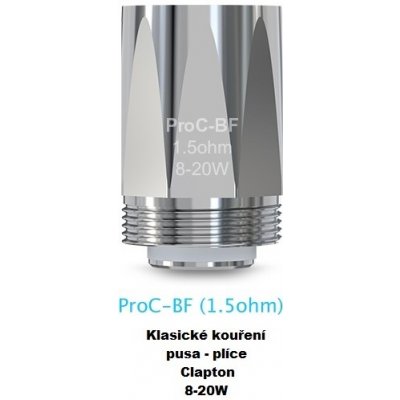 Joyetech ProC-BF žhavicí hlava do atomizéru nerez-kth 1,5ohm – Hledejceny.cz