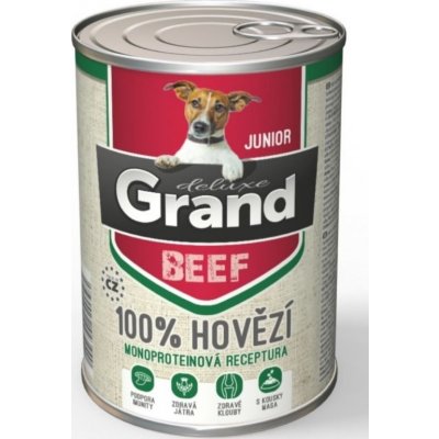 Grand deluxe 100% Hovězí junior 400 g – Zboží Mobilmania