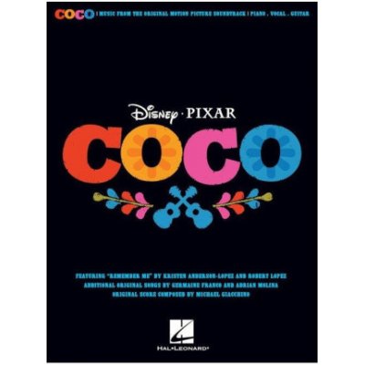 Disney Pixar's Coco For noty na klavír zpěv akordy na kytaru – Hledejceny.cz