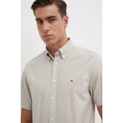 Tommy Hilfiger pánská košile regular s límečkem button-down MW0MW36139 zelená