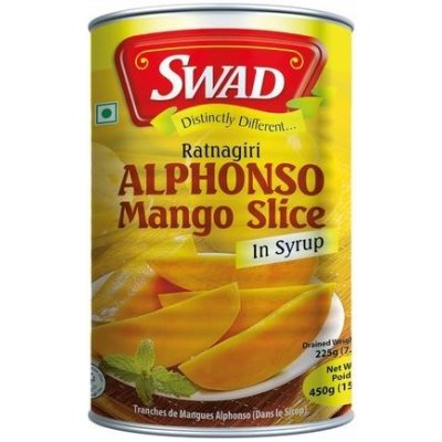 SWAD Alphonso mango v sirupu 450 g – Zboží Dáma