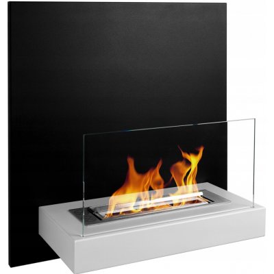 Biokominki GMT Závěsný biokrb 45 x 47 x 16,5 cm bílý černý – Zboží Dáma