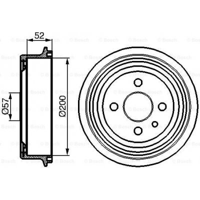 BOSCH Brzdový buben 0 986 477 018 – Zbozi.Blesk.cz