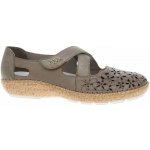 Rieker 44856-64 dámské baleriny beige – Zboží Dáma