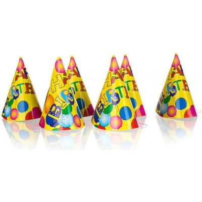 Ptákoviny CB Párty čepičky Happy birthday 6ks – Hledejceny.cz