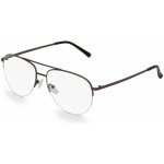 Fielmann BD 430 CL Brýle včetně čoček Poloobruba Pilot Ušlechtilá ocel-rámy Ocelová Tmavá – Zboží Mobilmania