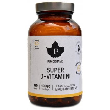 Puhdistamo Super Vitamin D 4000iu 120 kapslí