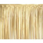 Zlatý matný party závěs 100 x 200 cm – Zboží Dáma