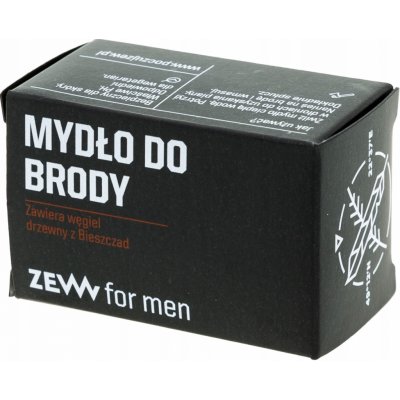 Zew For Men přírodní tuhé mýdlo na vousy (Contains Charcoal From the Bieszczady Mountains) 85 ml – Hledejceny.cz