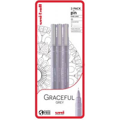 UNI PIN - Graceful Grey sada 3 ks linerů – Hledejceny.cz
