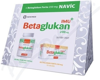 Aurovitas Betaglukan IMU+ 120 tobolek + Betaglukan forte 30 tobolek