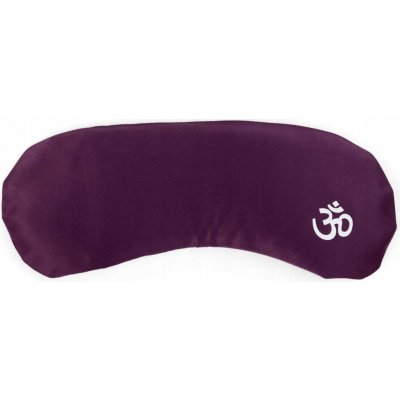 Bodhi Yoga Bodhi meditační polštář na oči OM s organickou levandulí 23 cm Baklažánová – Sleviste.cz