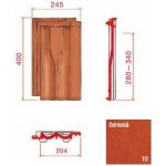 Tondach Brněnka / Renoton 14 HR taška základní engoba červená – Hledejceny.cz