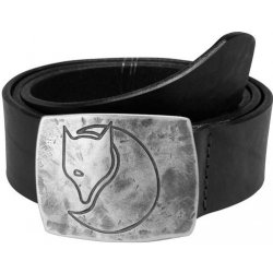 Fjällräven kožený pásek Murena Silver belt Leather Black