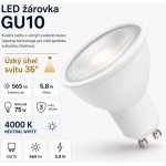 Emos LED žárovka Classic MR16 GU10 5,8 W 75 W 565 lm neutrální bílá – Hledejceny.cz