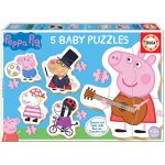 EDUCA Baby Prasátko Peppa 2 5v1 3-5 dílků – Zboží Dáma