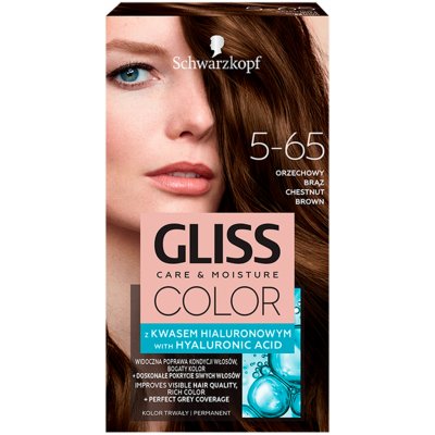 Schwarzkopf Gliss Color barva na vlasy Oříškový Hnědý 5-65