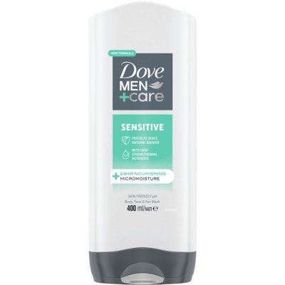 Dove Men+ Care Sensitive sprchový gel 400 ml – Sleviste.cz