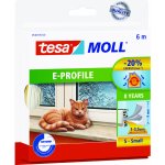 Těsnění E-profil samol. 6m/4x9mm bílé