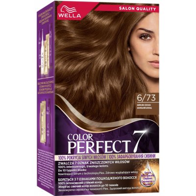 Wella Color Perfect 7 barva na vlasy 6/73 karamelová Čokoláda 50 ml