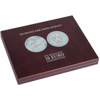 Leuchtturm Kazeta pro 25 pamětních €10 mincí "Im Dienst der Gesellschaft" – Sleviste.cz