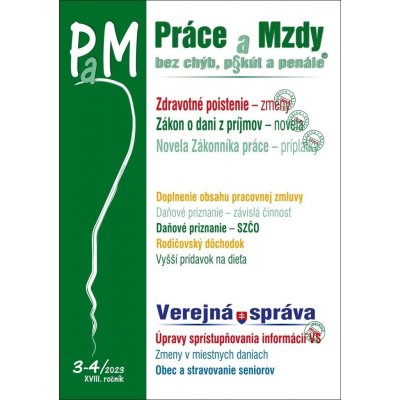 Práce, odvody a mzdy bez chyb, pokut a penále č. 3-4 / 2023 - Zdravotné poistenie – zmeny - Poradca s.r.o. – Zboží Mobilmania