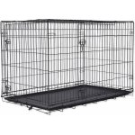 Dog Fantasy Klec skládací 2 dveře XXL 121 x 74 x 82 cm – Zboží Mobilmania