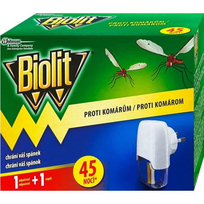 BIOLIT elektrický proti komárům 45 nocí 27 ml – Zboží Dáma