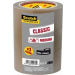 SCOTCH Hot-melt přepravní balicí páska 50 mm x 66 m, hnědá
