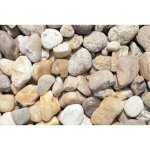 Říční oblázky pestrobarevné 32-50 mm 25 kg PE pytel – Sleviste.cz