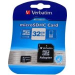 VERBATIM MicroSDHC 32 GB 44083 – Hledejceny.cz