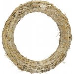 Věnec aranžovací slámový Ø 30 cm x 5 cm – Zboží Dáma