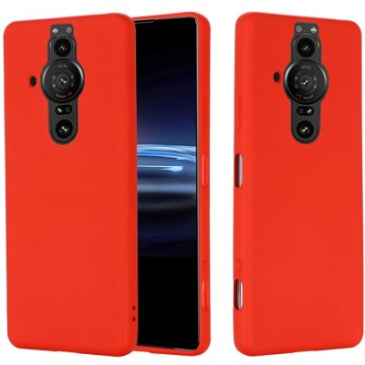 PROTEMIO 48870 RUBBER Ochranný kryt pre Sony Xperia Pro-I červený