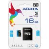 Paměťová karta ADATA microSDHC 16 GB UHS-I U1 AUSDH16GUICL10A1-RA1