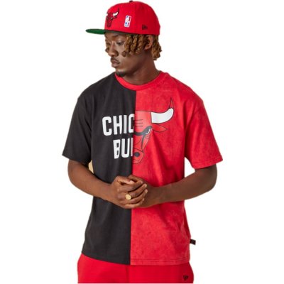 New Era NBA WASHED PACK GRAPHIC TEE CHICAGO BULLS černé 13083857