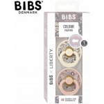 Bibs x Liberty Colour kaučuk dudlík kulatý 2ks ivory blush – Zboží Mobilmania