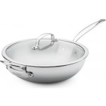GreenPan Nerezová wok pánev Premiere Pro se skleněnou poklicí, Ø 30 cm / 4,74 l CC010245-001 – Hledejceny.cz