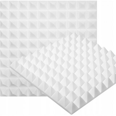 Akustická pěnová deska / odhlučňovací panel - pyramidy 50 x 50 x 5 cm – Hledejceny.cz