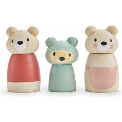 Tender Leaf Toys medvědí rodina Bear Tales táta a máma s medvídkem