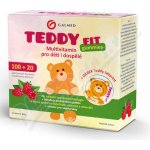 TeddyFit Gummies multivitamín malina 100 + 20 ks + labyrint – Hledejceny.cz