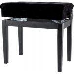 GEWA Piano stolička DELUXE COMPARTMENT - černý mat – Sleviste.cz