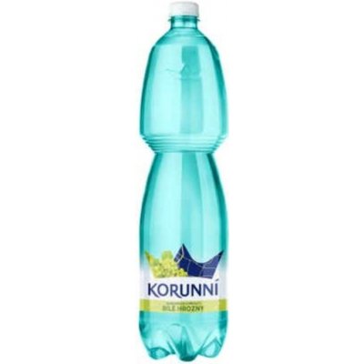 Korunní Jemně perlivá s příchutí bílé hrozny 1,5 l – Hledejceny.cz