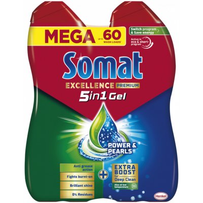 Somat Excellence Duo gel do myčky 60 mytí – Sleviste.cz